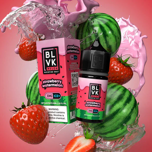 BLVK Melon Salt - Strawberry Watermelon Ice 30ml